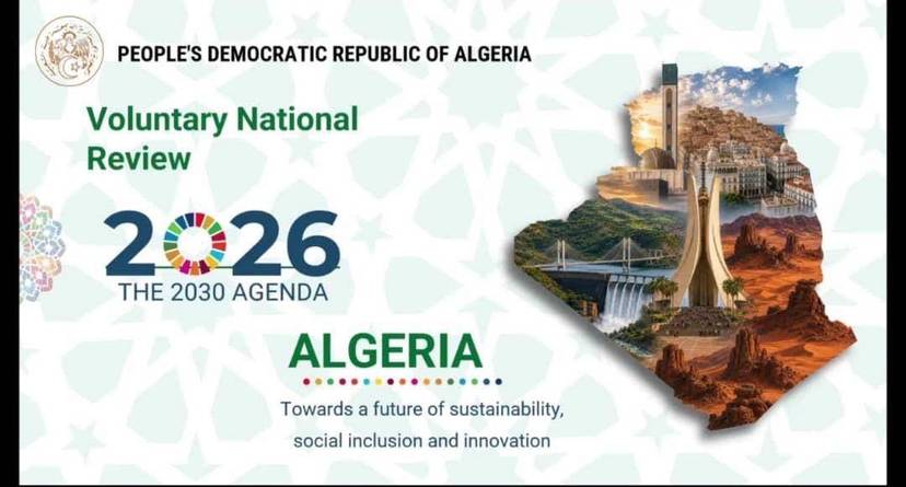 فيديو وثائقي حول إنجازات الجزائر 🇩🇿 في مجال تجسيد أهداف التنمية المستدامة، وذلك بمناسبة استعراض التقرير الوطني الطوعي الثاني للجزائر، في إطار آلية المتابعة والاستعراض الخاصة بتنفيذ أهداف أجندة الأمم المتحدة للتنمية المستدامة لعام 2030.
