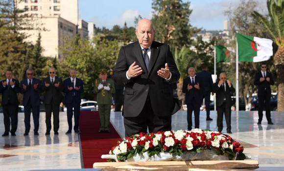 Revolution Day: President Tebboune pays tribute to National Liberation War martyrs